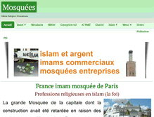 Tablet Screenshot of imam-mosquee.com